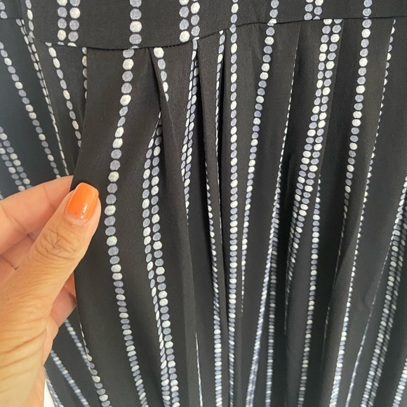 Croft & Barrow Soft Knit Midi Dress Size XXL Black Pleated Faux Wrap Sleeveless - Picture 3 of 9